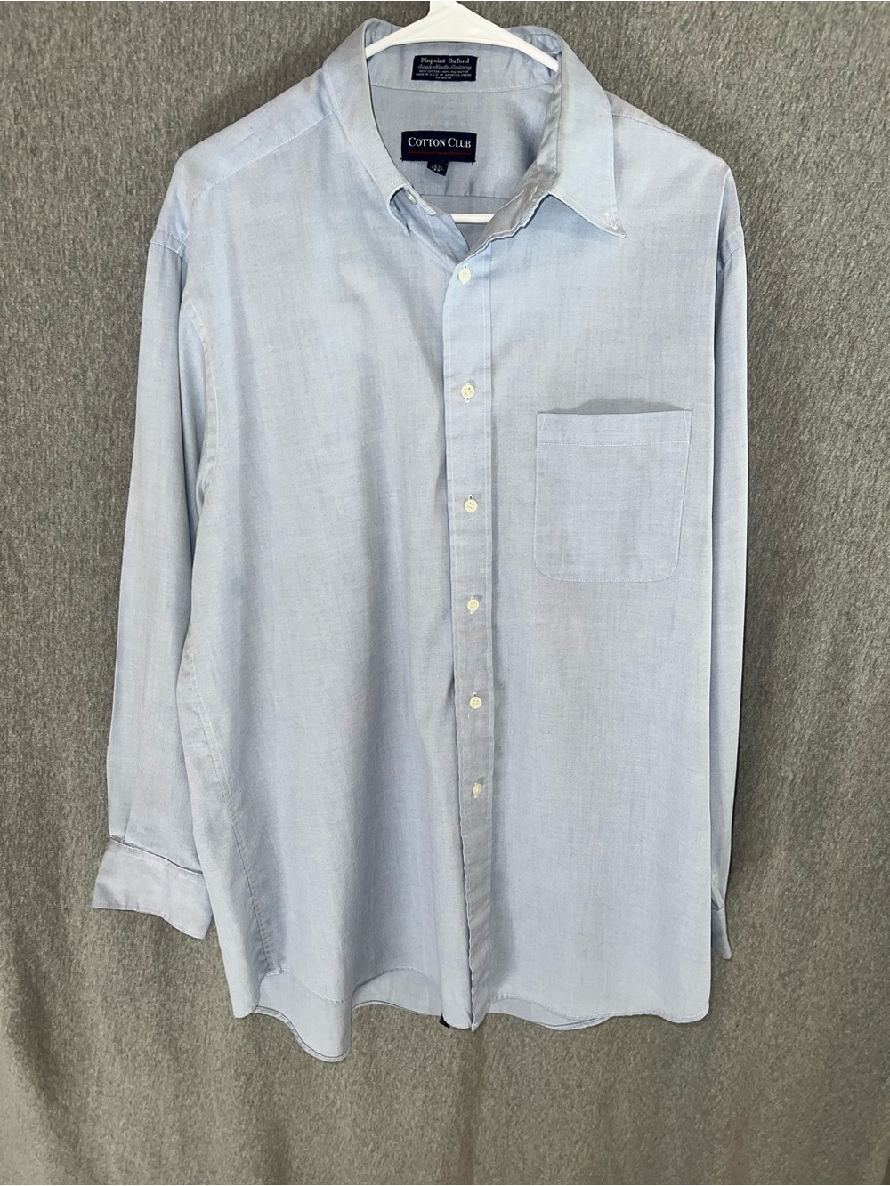 Men's Light Blue Dress Shirt - Classic Button-Down